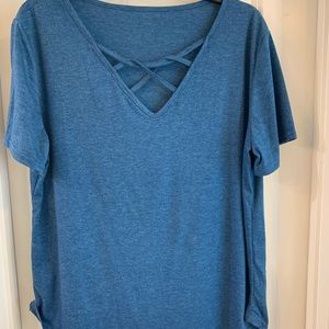 Cute blue jersey top